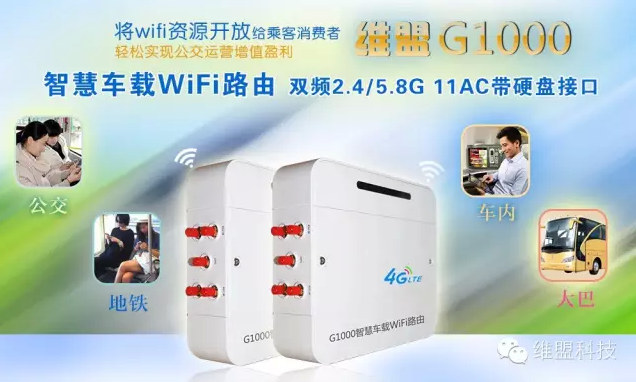 维盟G1000车载路由器，告别＂WiFi在囧途＂！