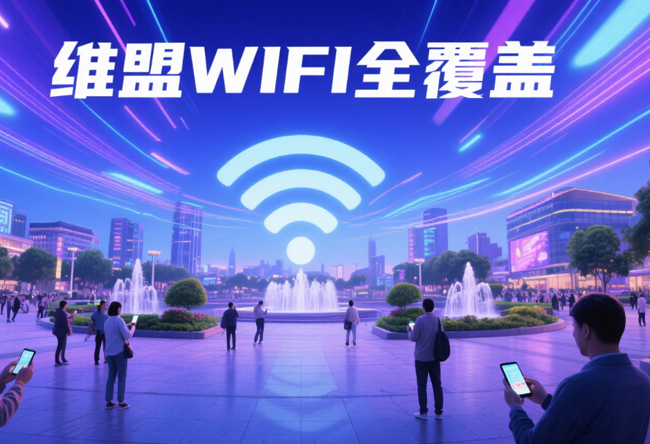 通化广场 “维盟 WiFi” 全覆盖，接